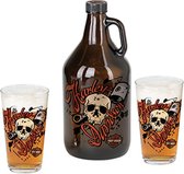 Harley-Davidson Schedel Bierkruik Set