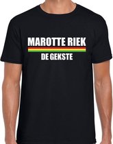 Carnaval t-shirt Marotte Riek de gekste voor heren - zwart - Sittard - carnavalsshirt / verkleedkleding M