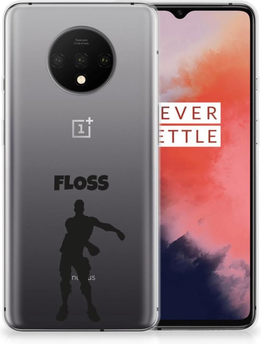 OnePlus 7T Telefoonhoesje met Naam Floss