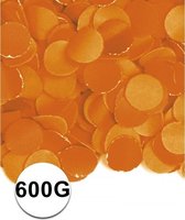 Oranje confetti 600 gram