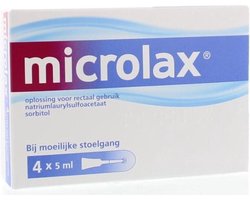 Microlax Microklysma - 1 x 4 stuks