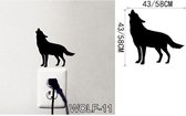 3D Sticker Decoratie Tribal Wolf Dog Animal Vinyl Decal Art Stylish Ahesive Home Decor Sticker Wall Stickers Home Decoration - WOLF11 / Small