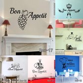 3D Sticker Decoratie Keuken Muur Quotes Kunst Voedsel Muurstickers Diy Vinyl Adesivo De Paredes Thuis Decals Art Posters Sofa Muur Woondecoratie - Bon16 / Large