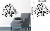 3D Sticker Decoratie Dier Luipaard Ogen Decal Woonkamer Vinyl Carving Muurtattoo Sticker voor Kinderkamer Home Raamdecoratie - Leopard5 / Large