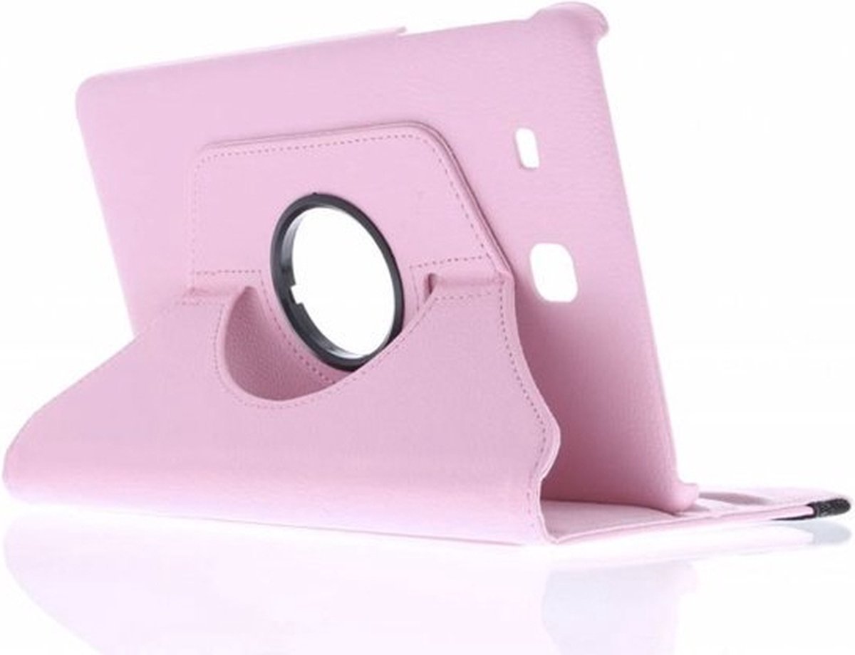 360º Draaibaar hoes Samsung Galaxy Tab E 9.6 (T560) - Licht roze