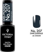 Gellak Victoria Vynn™ Gel Nagellak - Salon Gel Polish Color 207 - 8 ml. - Dark Emerald