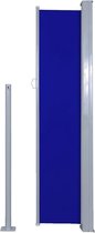 vidaXL Windscherm uittrekbaar 140x300 cm blauw