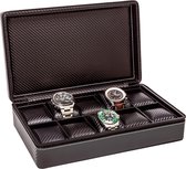 LA ROYALE VALIGIA Horlogekoffer - Bruin - 10 horloges