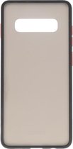 Hoesje Geschikt voor de Samsung Galaxy S10 Plus - Hard Case Backcover Telefoonhoesje - Zwart