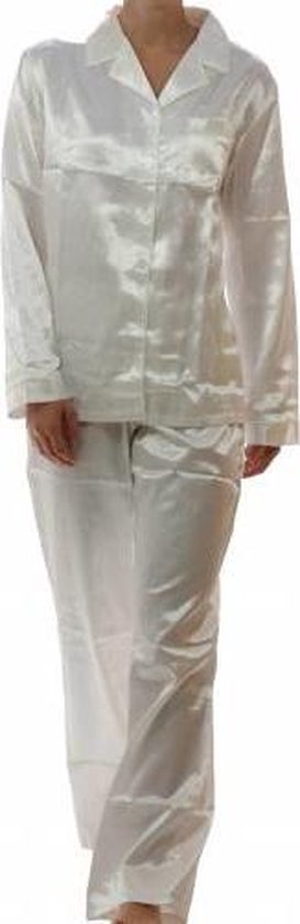 Pastunette Satijnen dames pyjama 345-6 - 42 - Crème | bol.com