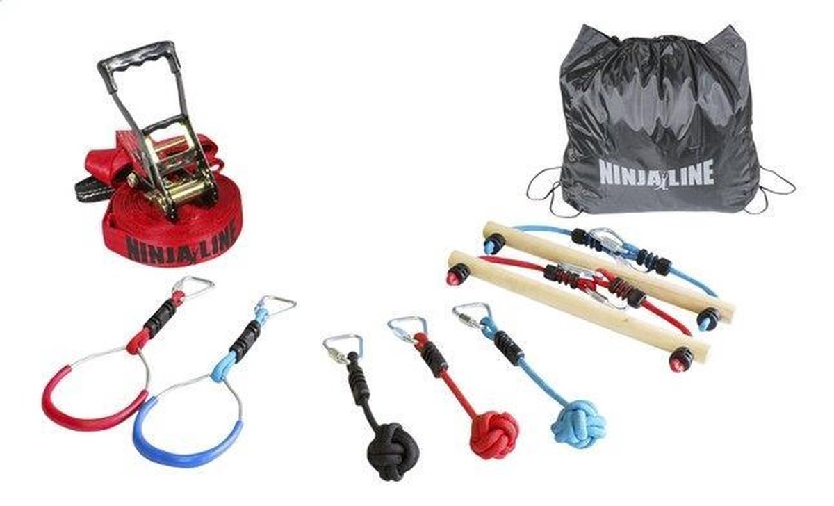 Afbeelding van product Slackers Ninja-line 11 Meter Rood