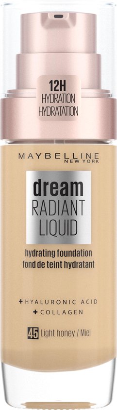 Maybelline Dream Radiant Liquid - 45 Light Honey - Foundation