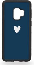 Blue heart Telefoonhoesje - Samsung Galaxy S9