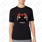 Pyromaan Eindhoven Heren t-shirt | Lichtstad |  Vuurwerk | Zwart