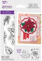 Gemini - Clearstamp&Snijmallen set - December - Poinsettia