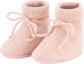 Prenatal Newborn Slofjes - Slofjes Baby Meisje Gebreid - Roze - One Size