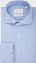 Lichtblauw zacht twill shirt van Michaelis-boordmaat: 44