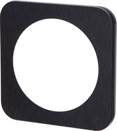 Afdekraam - Igna Jura - 1-voudig - Rond - Aluminium - Zwart