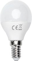 LED Lamp - Smart LED - Igory Kiyona - Bulb G45 - 7W - E14 Fitting - Slimme LED - Wifi LED - Aanpasbare Kleur - Mat Wit - Glas