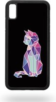 Polygone cat Telefoonhoesje - Apple iPhone Xs Max