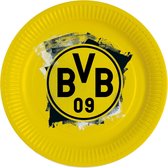 Amscan Bordjes Bvb Dortmund 23 Cm Karton Geel 8 Stuks