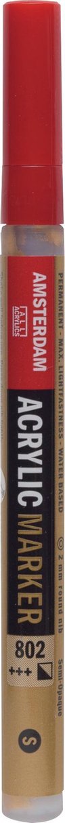 Amsterdam Markers 2 mm Lichtgoud 802