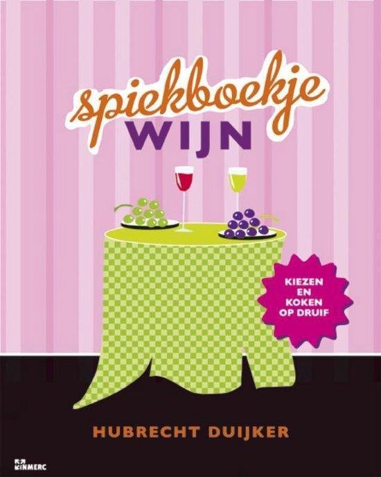 Cover van het boek 'Spiekboekje wijn' van  Duijker