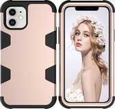 Mobigear Hoesje geschikt voor Apple iPhone 12 Mini Telefoonhoesje Hardcase | Mobigear Ultra Tough Backcover Shockproof | Schokbestendig iPhone 12 Mini Telefoonhoesje | Anti Shock Proof - Goud