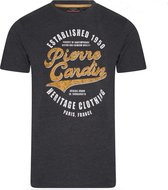 Pierre Cardin - Heren T-shirt - Vintage Logo - Grijs
