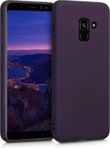 kwmobile telefoonhoesje voor Samsung Galaxy A8 (2018) - Hoesje voor smartphone - Back cover in metallic braam