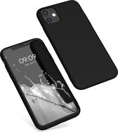 kwmobile telefoonhoesje geschikt voor Apple iPhone 11 - Hoesje voor smartphone - Back cover in mat zwart