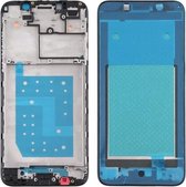 Front Behuizing LCD Frame Bezel Plate voor Motorola Moto E6 Play (Zwart)