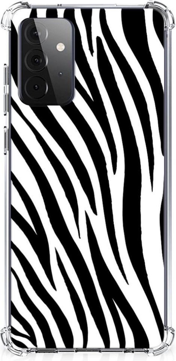 Samsung Galaxy A72 4G/5G Case Anti-shock Zebra