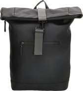 Charm London Neville Waterproof Roll Top Backpack Black