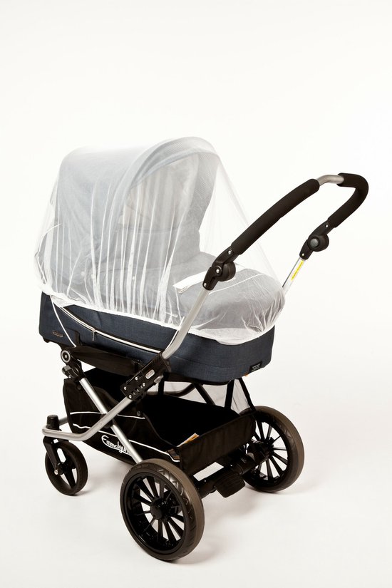 Altabebe - Universeel vliegennet voor wandelwagens, kinderwagens en buggy's - Wit - maat Onesize — afbeelding 3