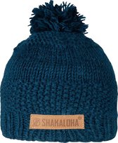 SHAKALOHA Gebreide Wollen Muts - Balm Beanie Blue