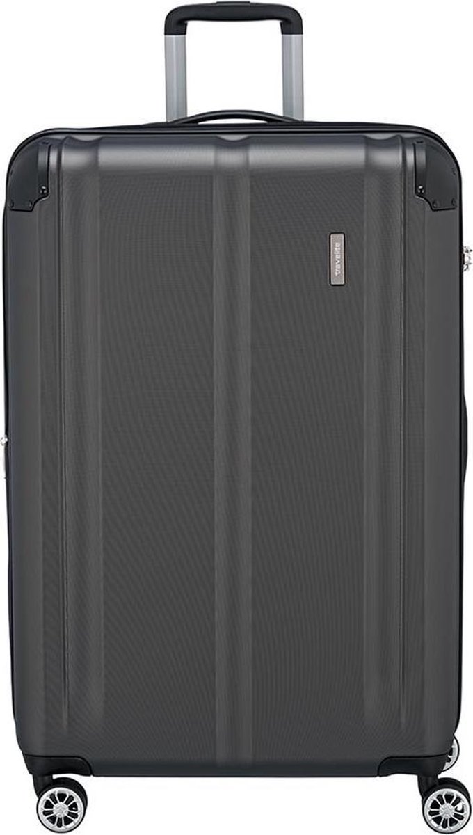 Travelite Harde Koffer / Trolley / Reiskoffer - 77 cm (Extra Large) - City - Grijs