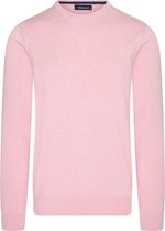Ferlucci – Exclusieve Heren Trui met Ronde Hals - Roze
