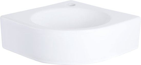 Fontaine Differnz Cleo Corner - Céramique blanche - 30 x 30 x 10 cm