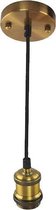 LED Plafondlamp - Plafondverlichting - Industrieel - Rond - Mat Goud Aluminium - E27