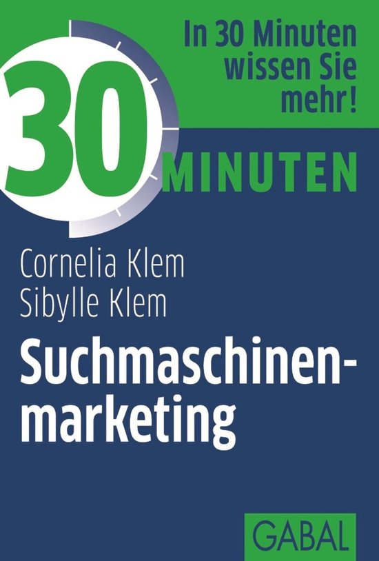 30 Minuten - 30 Minuten Suchmaschinenmarketing - cover