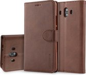 Voor Huawei Mate 10 LC.IMEEKE kalfsleer Horizontale flip lederen tas, met houder & kaartsleuven & portemonnee (bruin)