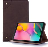 Retro Book Style Horizontale Flip Leather Case voor Galaxy Tab A 8 (2019) P200 / P205, met houder & kaartsleuven & portemonnee (koffie)