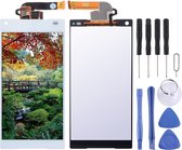 Lcd-scherm en digitizer volledige montage voor Sony Xperia Z5 Compact / E5803 / E5823 / Z5 mini (wit)
