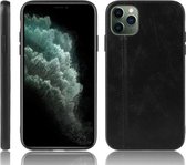 Voor iPhone 11 Pro schokbestendig naaien koe patroon Skin PC + PU + TPU Case (zwart)