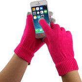 Handschoenen met drie vingers, voor iPhone, Galaxy, Huawei, Xiaomi, HTC, Sony, LG en andere apparaten met touchscreen (Magenta)