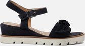 Tamaris Sandalen met sleehak blauw - Maat 42