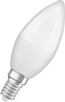 OSRAM 4058075819610 LED-lamp Energielabel F (A - G) E14 Kaars 5 W = 40 W Koudwit (Ø x l) 37 mm x 108 mm 4 stuk(s)
