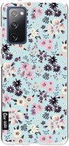 Casetastic Samsung Galaxy S20 FE 4G/5G Hoesje - Softcover Hoesje met Design - Flowers Pastel Print