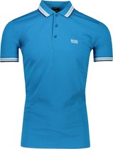 Hugo Boss  Polo Blauw Normaal - Maat S - Heren - Lente/Zomer Collectie - Katoen